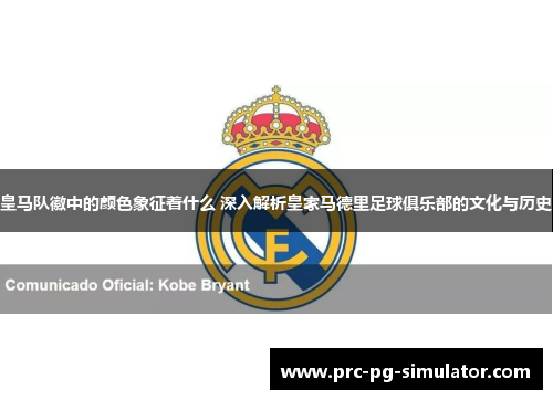 皇马队徽中的颜色象征着什么 深入解析皇家马德里足球俱乐部的文化与历史