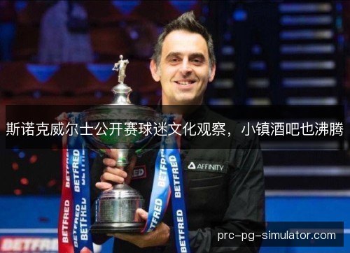 斯诺克威尔士公开赛球迷文化观察，小镇酒吧也沸腾